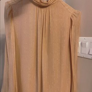 Massimo Dutti high neck blouse